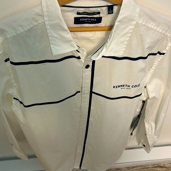 Kenneth Cole Slim fit, size US Large men’s dress shirt. New, never worn. - Picture 4 of 4